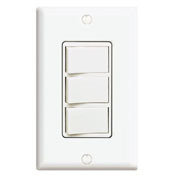 1755-2I Decora Traditional 3-Way Grounding Combination Switch With Grounding Lead Screw Terminal, Push-In Wiring, 15/20 A, 120 V AC, 1 Poles
