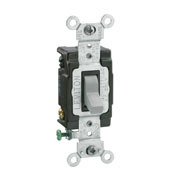 CSB4-15I 4-Way Grounding AC Quiet Toggle Switch, 120/277 V AC, 15 A, 1/2, 2 hp Power Rating