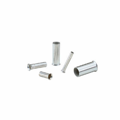 F78-7-M Pan-Term Non-Insulated Standard Ferrule, 16 AWG Stranded Conductor, 7 mm L, Copper, Metallic