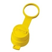 14W Wetguard Watertight Plug Cap, For Use With 15/20 A Straight Blade and 15 A Locking Plug, 125/250/277/347 V AC, 15/20 A, -40 to 60 deg C Operating Temperature, IP66 Rated, TPV, Yellow