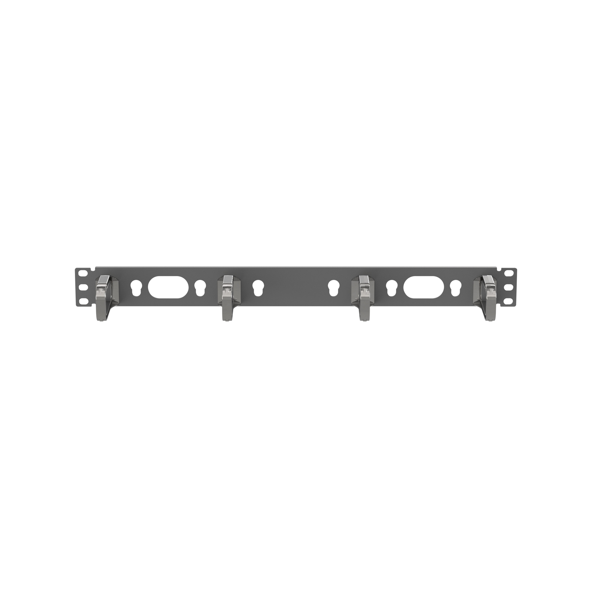 CMPHF1 Open-Access 1-Sided Horizontal Cable Manager, 19 in W x 3.38 in D, 1RU Rack, Steel