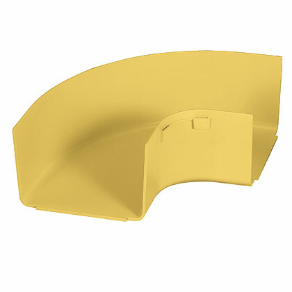 FRRA6X4YL FiberRunner Horizontal Angle Fitting, 10.78 in L, 4.22 in H Side Rail, 90 deg Bend, ABS