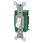 3031-2W Self-Grounding Toggle Switch, 120/277 V AC, 30 A, 2 hp Power Rating