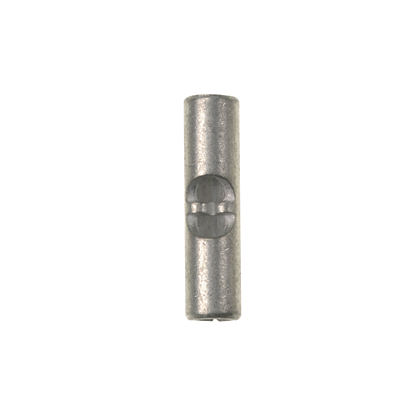 BS14-C Pan-Term BS Series Metallic Loose Piece Non-Insulated Butt Splice, 16 to 14 AWG Conductor, 0.62 in L, Brazed Seam/Standard Barrel, Copper, Copper