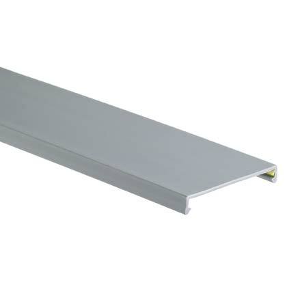 C1.5LG6 Panduct Type NC Wiring Duct Cover, 6 ft L x 1-3/4 in W x 0.35 in H, PVC, Light Gray