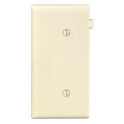PSE14-I Combination Sectional Blank Wall Plate, 1 Gangs, Thermoplastic Nylon, Ivory