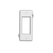 PSC26-I Decora Combination Sectional GFCI Wall Plate/Face Plate, 1 Gangs, Thermoplastic Nylon, Ivory