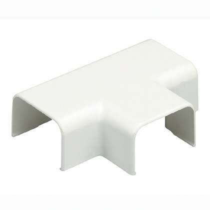 Surface Raceway, LD10 Low Voltage Tee, Off-White