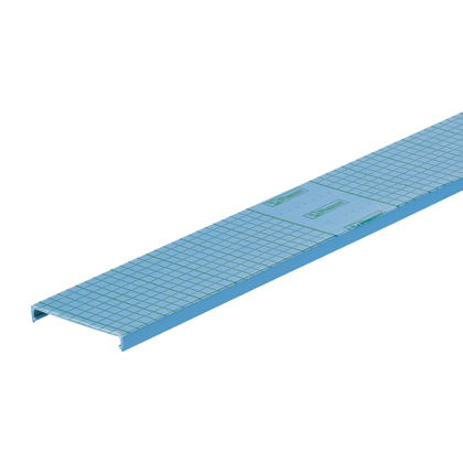 C1IB6 Type-C Flush Cover, 6 ft L x 1-1/4 in W x 0.35 in H, PVC, Intrinsic Blue