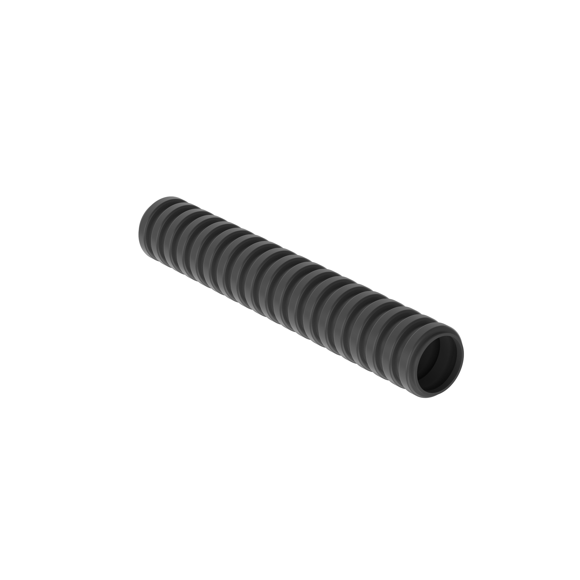 CLT38F-C20 Loom Tubing, Black, PE, 0.375" Nom Dia., 100', PK1