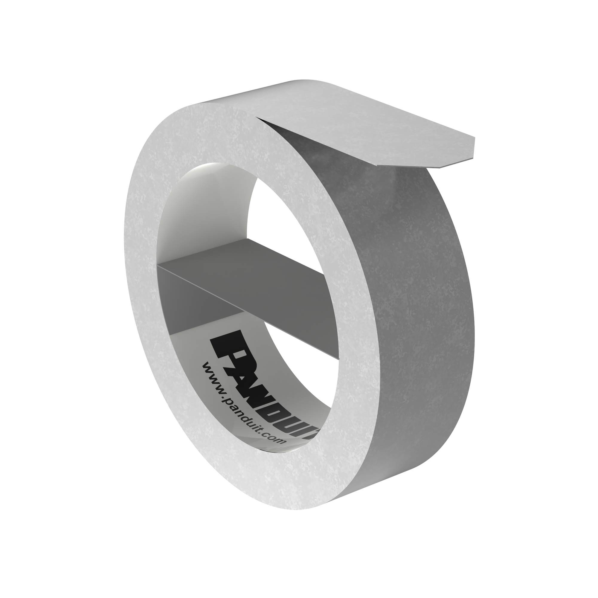 METS4-X Embossing Tape, 304 SS, Silver, 252"x0.5", PK10