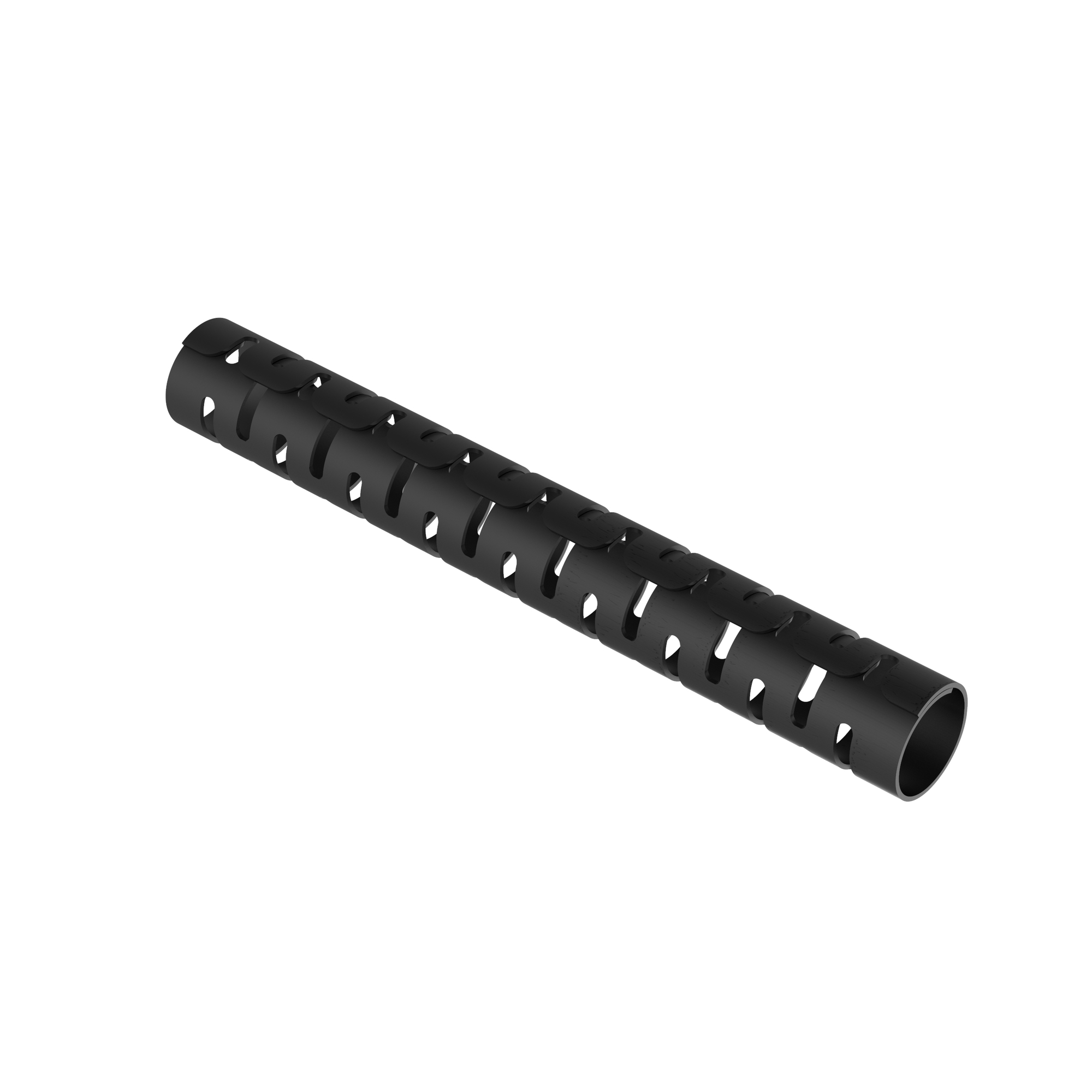 Pan-Wrap PW100F-C20 Split Harness Wrap, Black, PE, 1" Nom Dia., 100', PK1