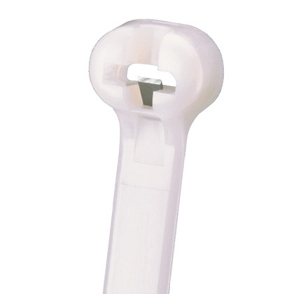 BT1.5I-M Dome-Top Barb Ty BT Series Intermediate Cross Section Cable Tie, 6.1 in L x 0.141 in W x 0.041 in THK, Nylon 6.6, Natural