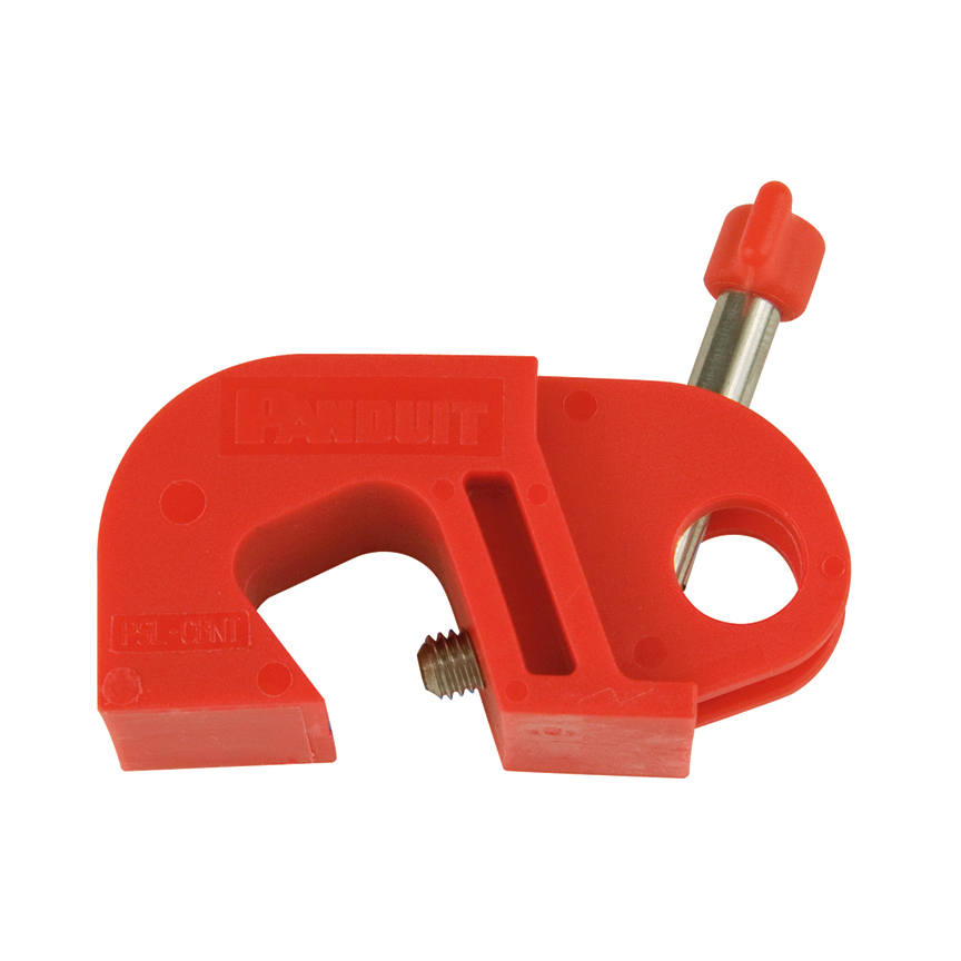 PSL-CBNT Circuit Breaker Lockout no tool, Nylon, Red, 2.05"x0.75", PK1