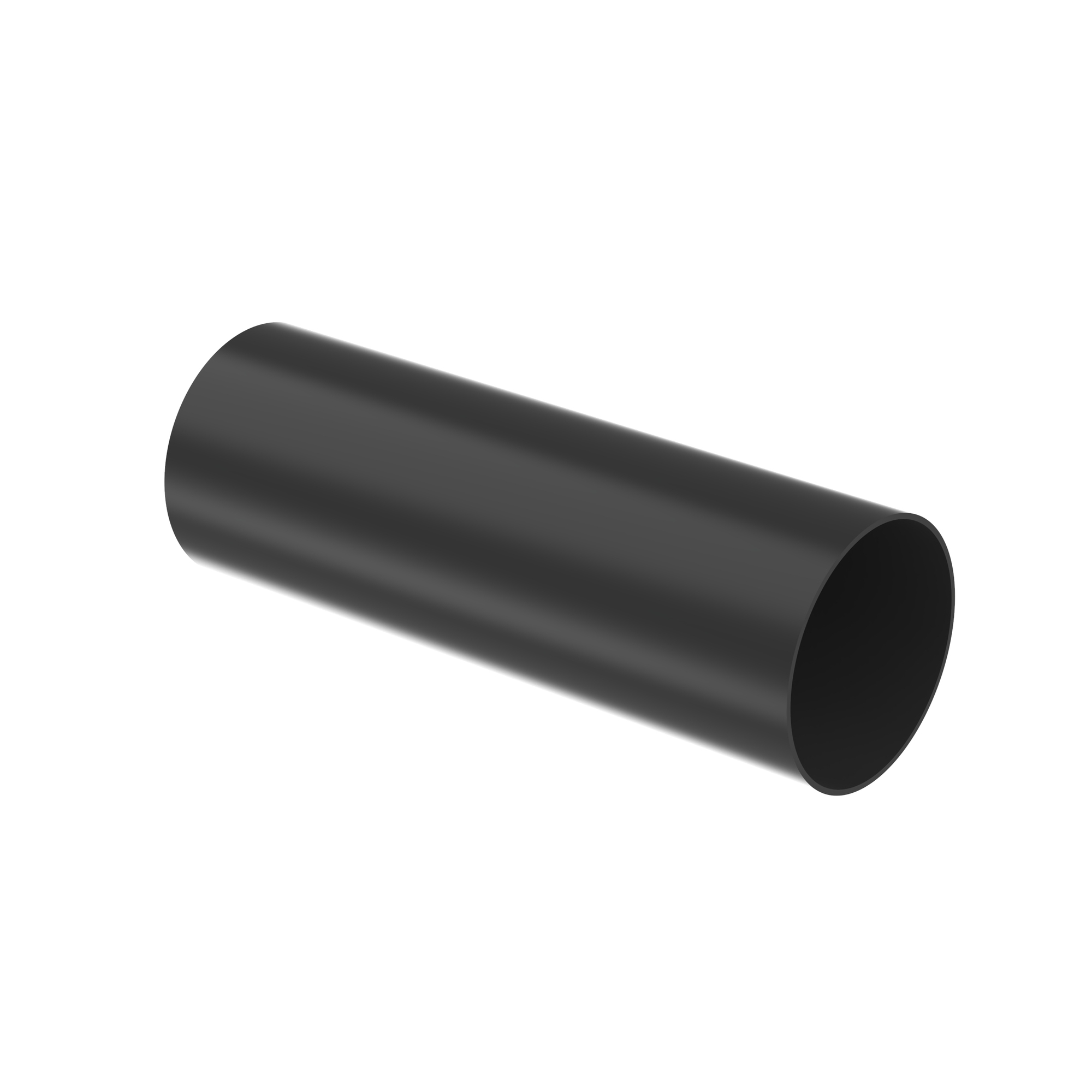 HSTT200-L Dry-Shrink Cross Linked Standard Heat Shrink Tubing, 2 in ID Expanded, 1 in ID Recovered, 0.045 in THK Wall Recovered, 50 ft L, Polyolefin, Black