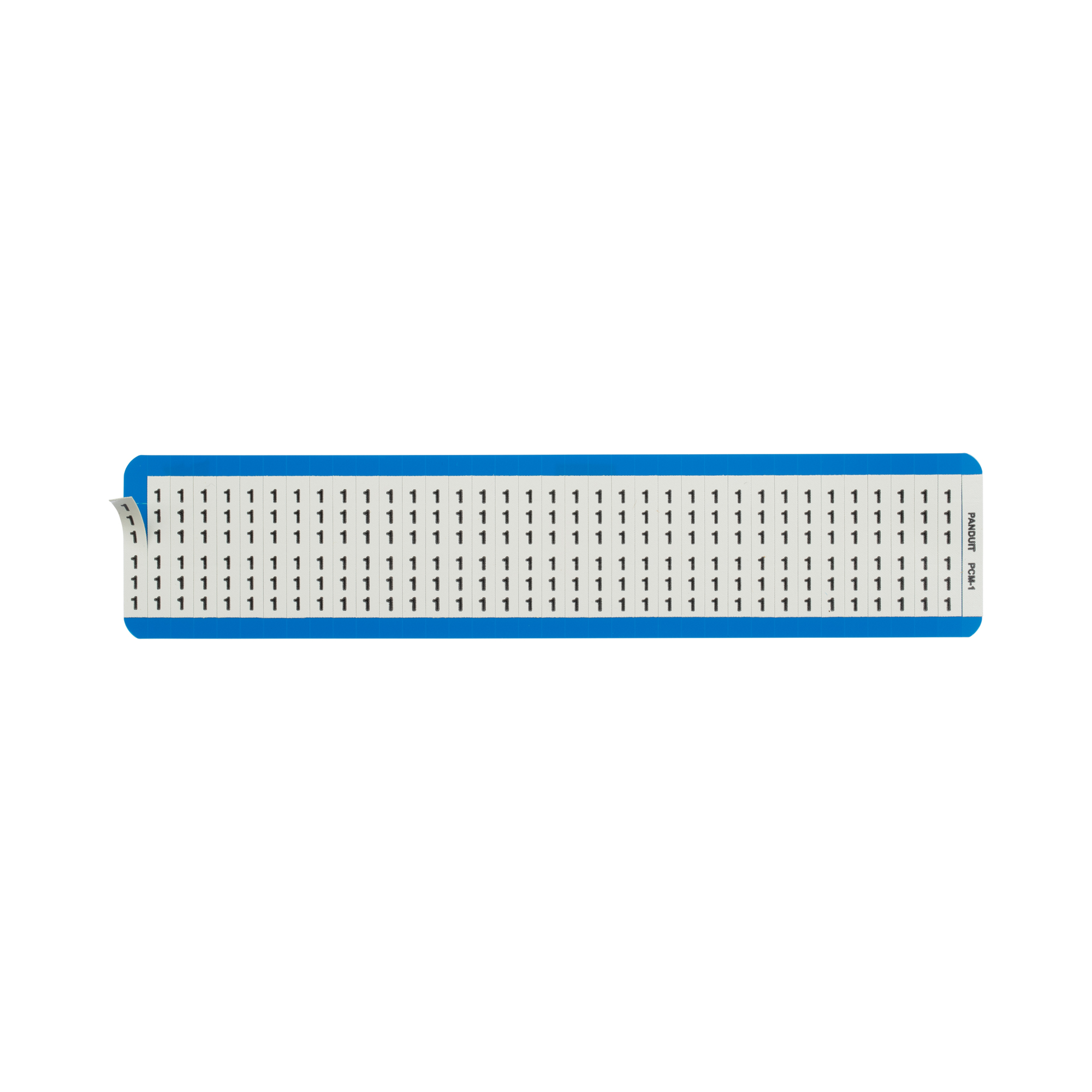 StrongHold PCM-1 Wire Marker Card, 1, White, PK25