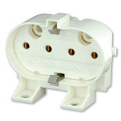 23455 Twin Tube Lampholder With Internal Shunt, 660 W Lamp, 600 VAC, 2G11 Lamp