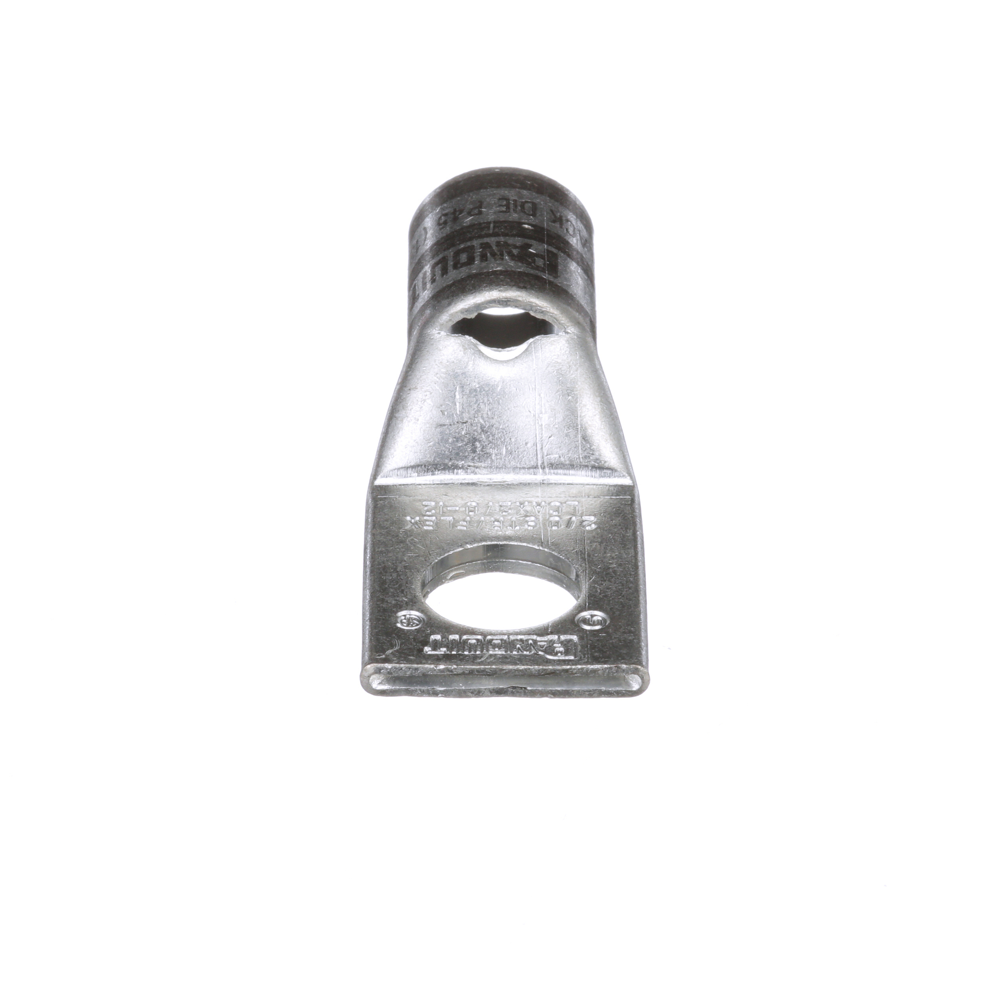 Pan-Lug LCAX2/0-12-X Comp. Lug, 2/0, Flex, Tin Plt Copper, One 1/2" Stud, PK10