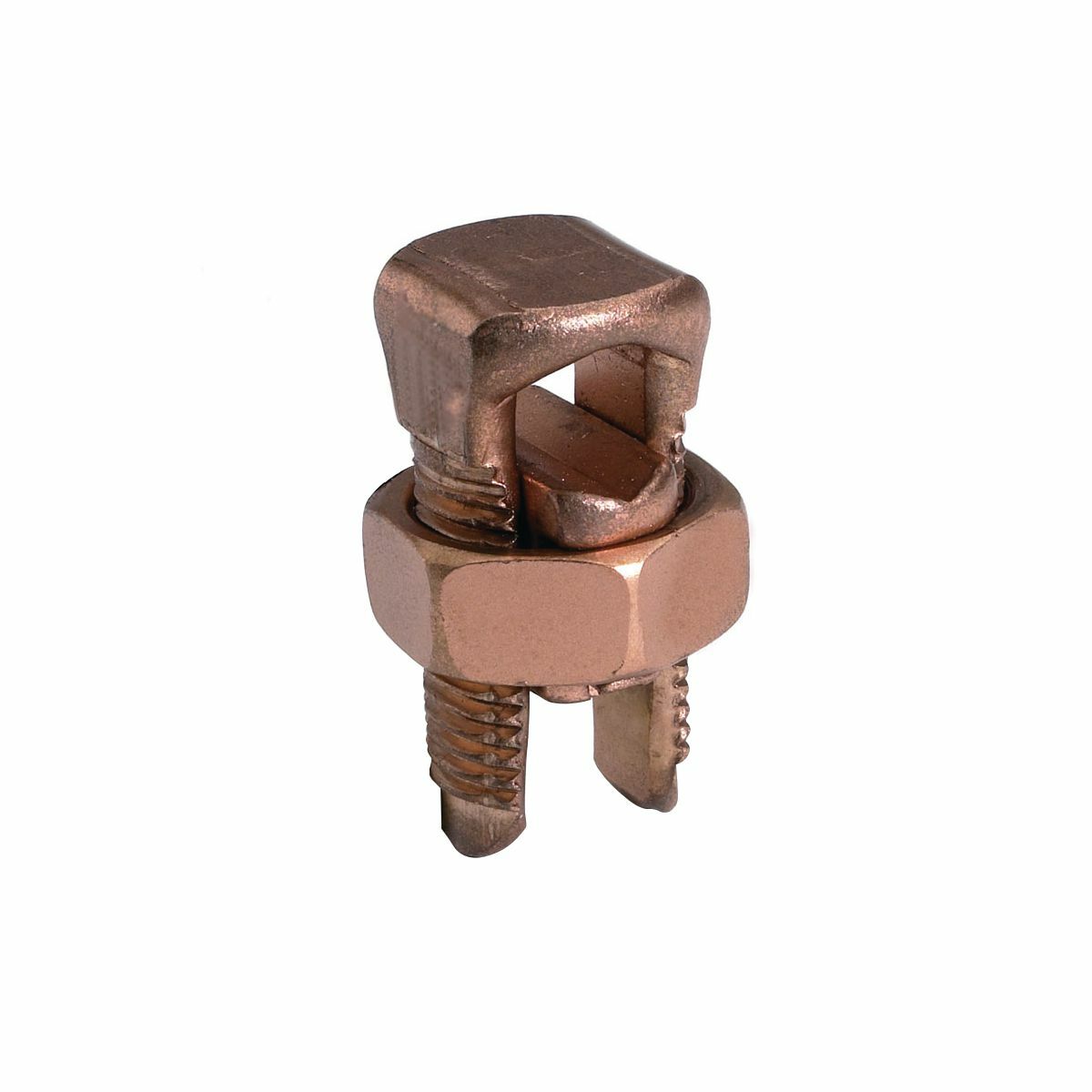 KS29 KS Series Compact Split Bolt Connector, (1) 5 AWG to 250 kcmil, 12 AWG to 250 kcmil Conductor, 27 in L, Copper Alloy