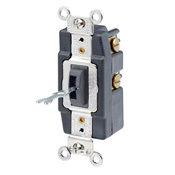 1285-L Grounding AC Quiet Toggle Switch, 120/277 V AC, 20 A, 1/2 hp Power Rating, SPDT Contact