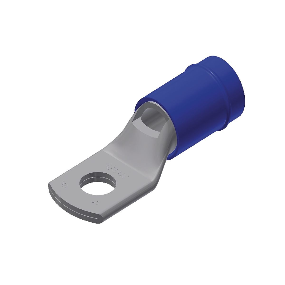 YAEV14 YAEV 1-Hole Heavy Duty Compression Lug With Inspection Window, 18 to 14 AWG Stranded Copper Conductor, #8 to #10 Stud, Electro-Tin Plated Copper