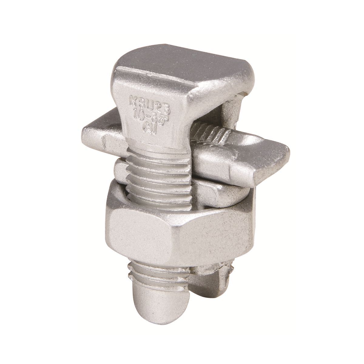 KSU23 Universal Split Bolt Connector, (1) 8 to 2 AWG, 8 to 1 AWG Conductor, 1.48 in L, Copper Alloy