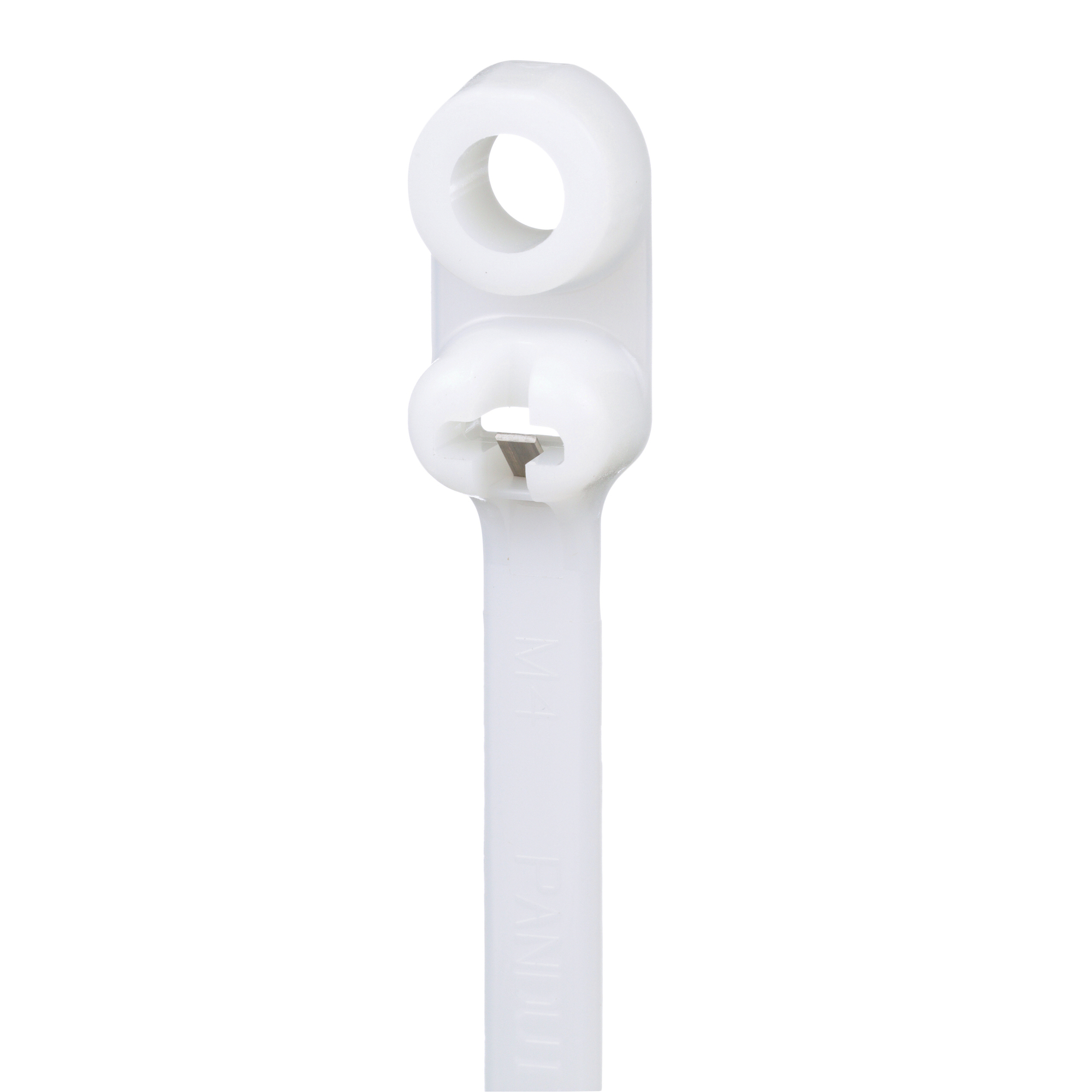 BC2S-S10-C Dome-Top BC Series Cross Section Plenum Rated Standard Clamp Tie, 8-1/2 in L x 0.4 in W x 0.06 in THK, Nylon 6.6
