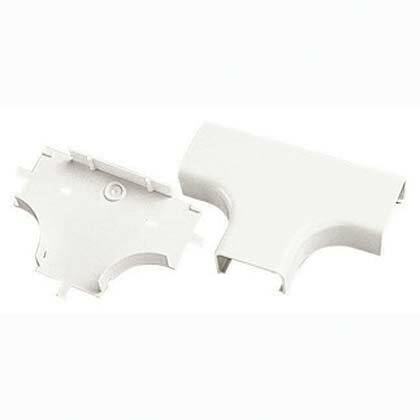 TFX5IW-X Pan-Way Power Rated Tee Fitting, For Use With LDPH5/LDS5 Series Raceway System, ABS, Office White
