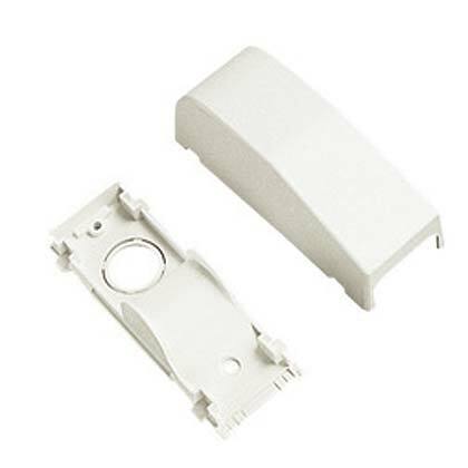 RAEFXIW-X Pan-Way Power Rated Right Angle Entrance End Fitting, For Use With LD3, LDPH3, LDS3, LD5, LDPH5, LDS5, LD10 and LDPH10 Series Surface Raceway System, Rigid PVC, Off-White