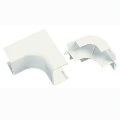 Surface Raceway, LDPH10 Power Rated Inside Corner, Off-White