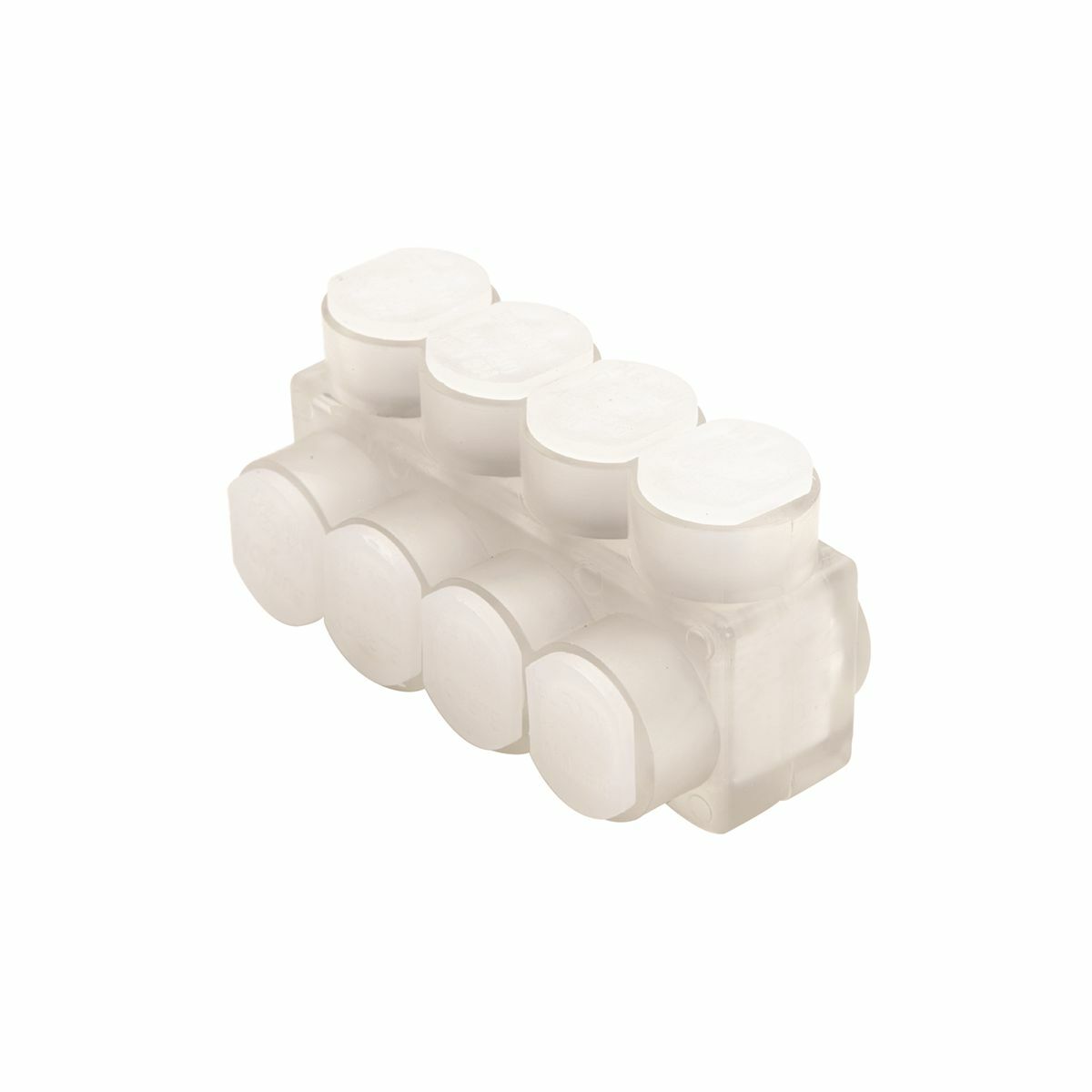 BIBS3504 1-Sided Entry Multi-Tap Connector With Mounting Holes, 10 AWG to 350 kcmil Conductor, Copper/Stranded Aluminum Conductor, Aluminum
