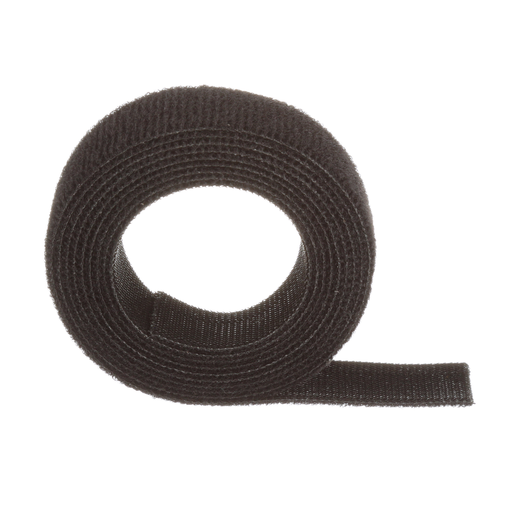 HLS1.5S-X0 Tak-Ty HLS Series Standard Strip Cable Tie, 6 in L x 3/4 in W x 0.1 in THK, Nylon Loop/Polyethylene Hook, Black