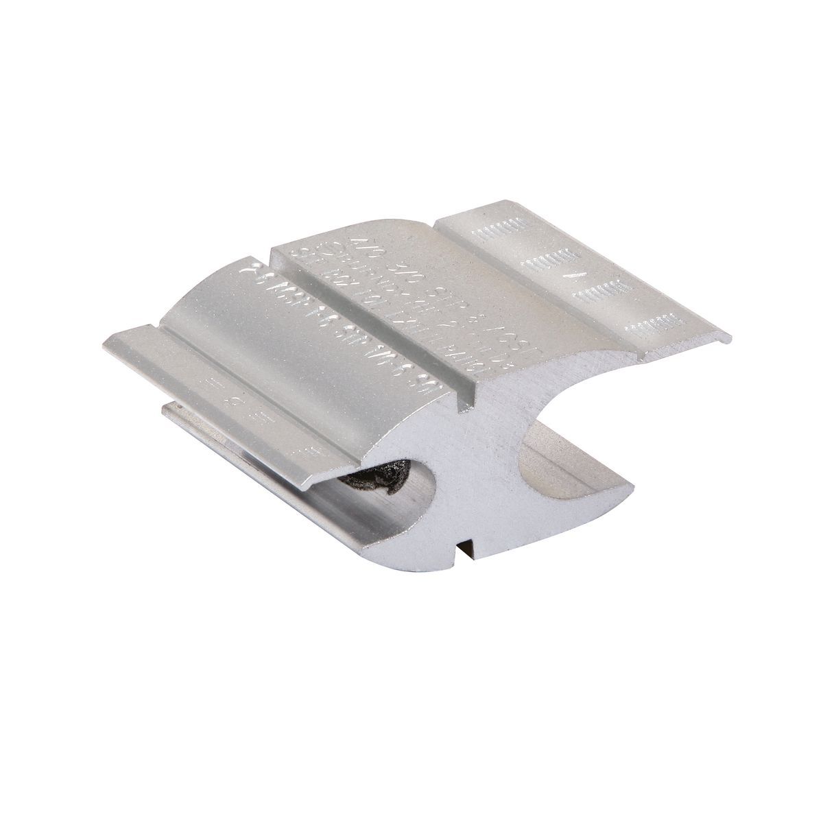 YHN450 Type YHN Compression Line Tap Connector, Figure H Shape, 4/0 AWG, 400 kcmil Min Run/Tap, 4/0 AWG, 400 kcmil Max Run/Tap, Aluminum