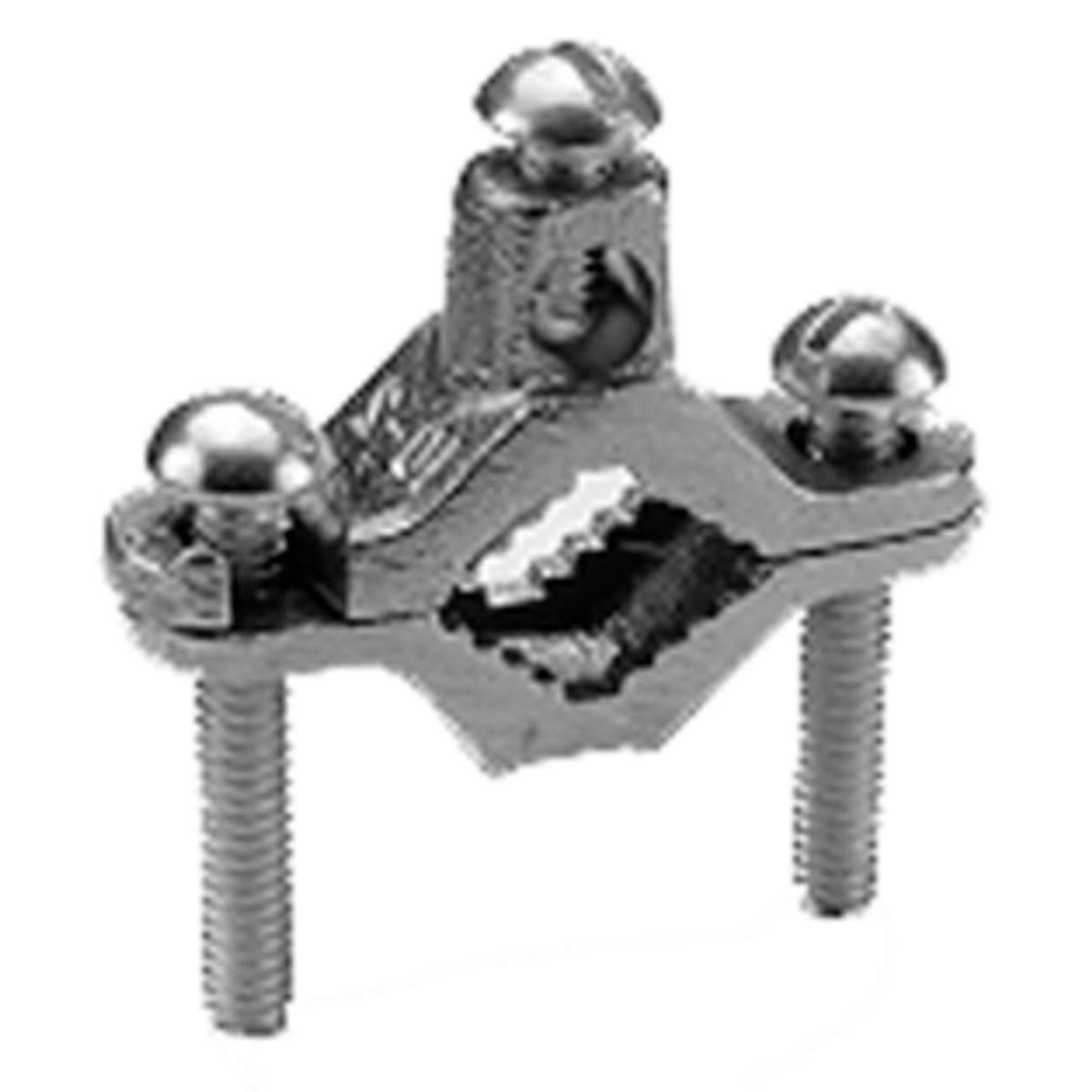 C8 Grounding Clamp, 10 to 2 AWG Conductor, Cast Bronze