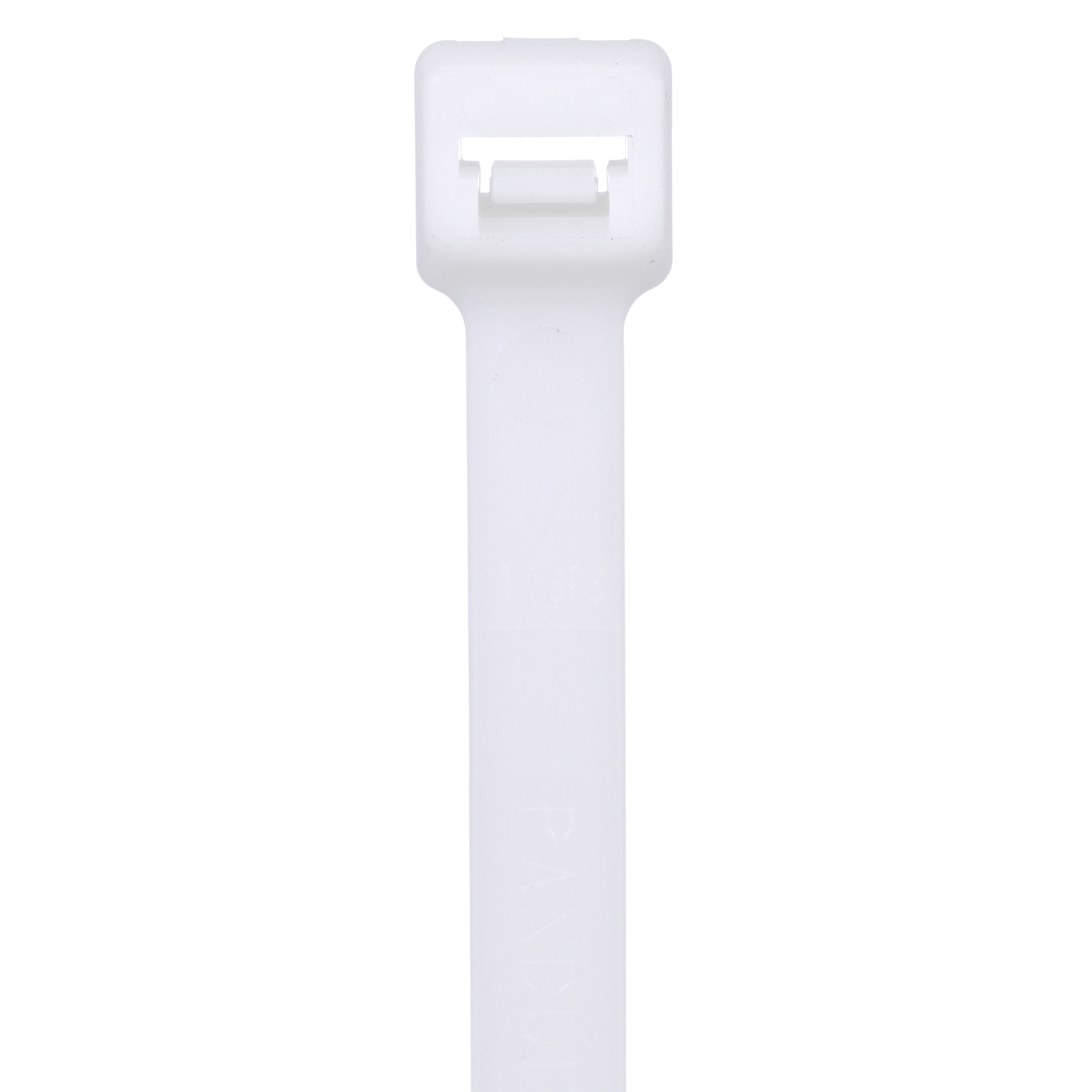 PLT2H-L Pan-Ty PLT Light Heavy Cross Section Cable Tie, 8.1 in L x 0.3 in W x 0.075 in THK, Nylon 6.6, Black