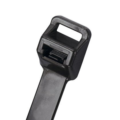 PRT8EH-Q0 Pan-Ty Cross Section Extra Heavy Weather-Resistant Lashing Tie, 28.3 in L x 1/2 in W x 0.09 in THK, Nylon 6.6
