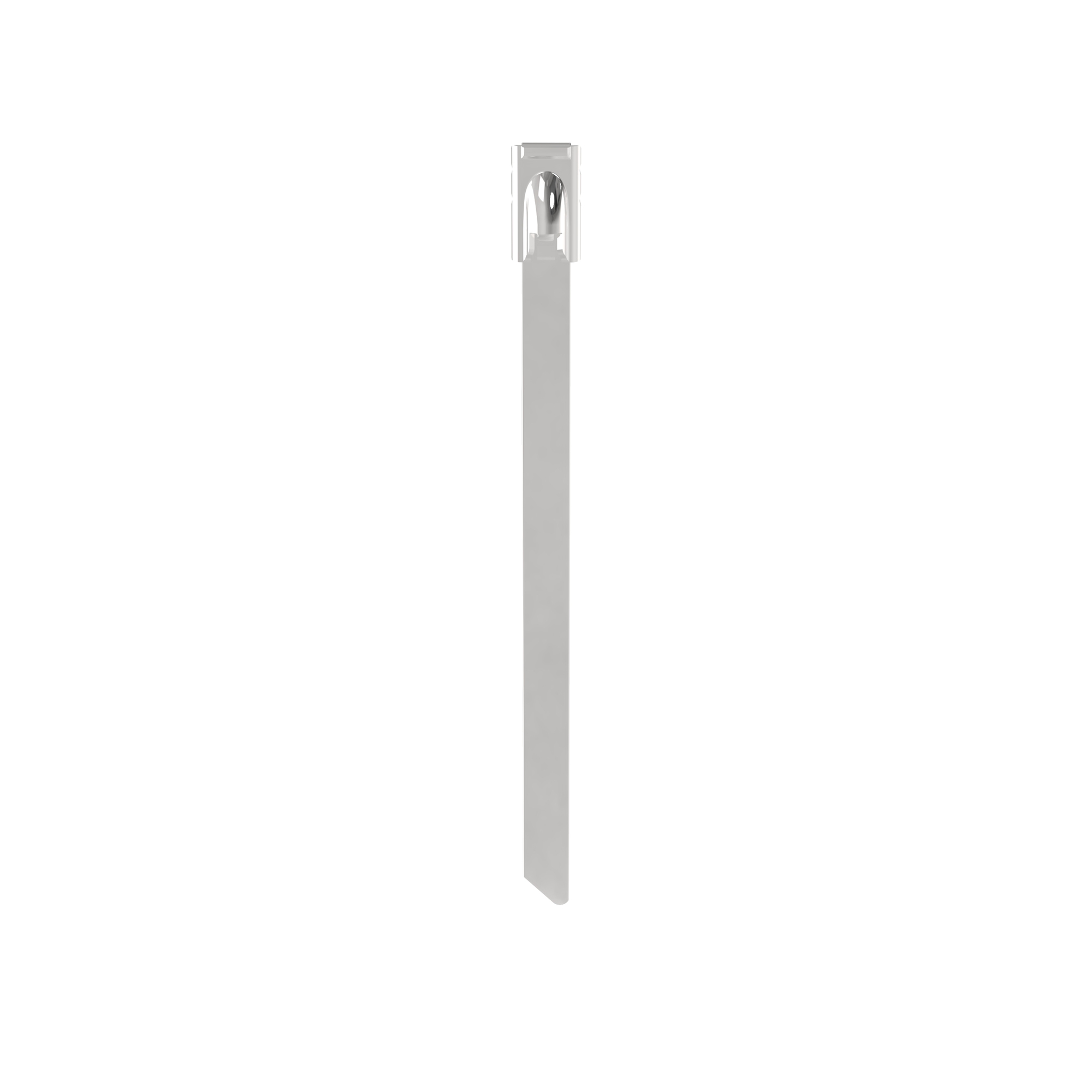 MLT8S-CP Pan-Steel MLT Standard Cross Section Cable Tie, 26.8 in L x 0.18 in W x 0.01 in THK, 304 Stainless Steel, Metallic