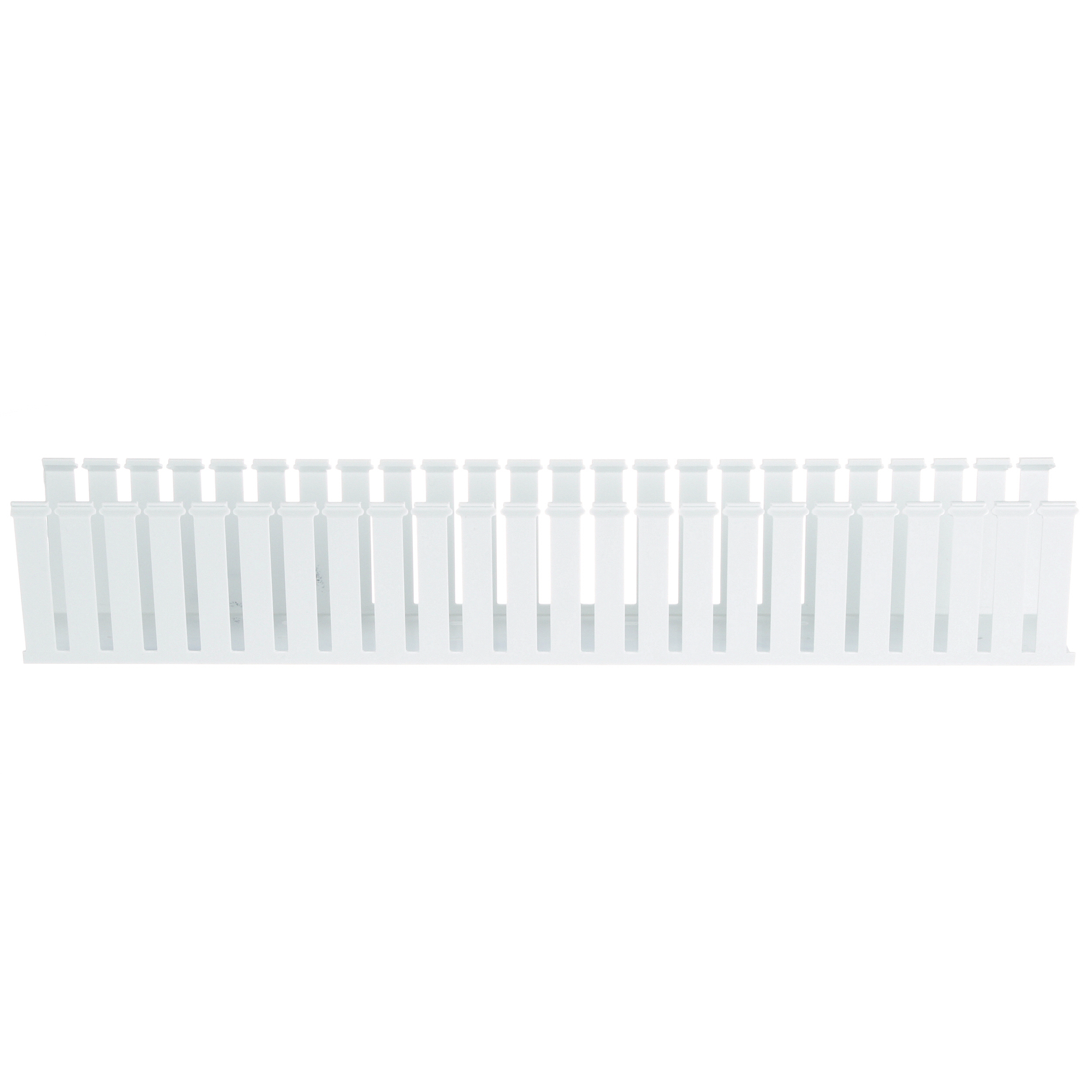 G3X4WH6 Panduct Type G Base Wiring Duct, 0.31 in Wide Slot Slot, 3-1/4 in W x 4.1 in D, PVC