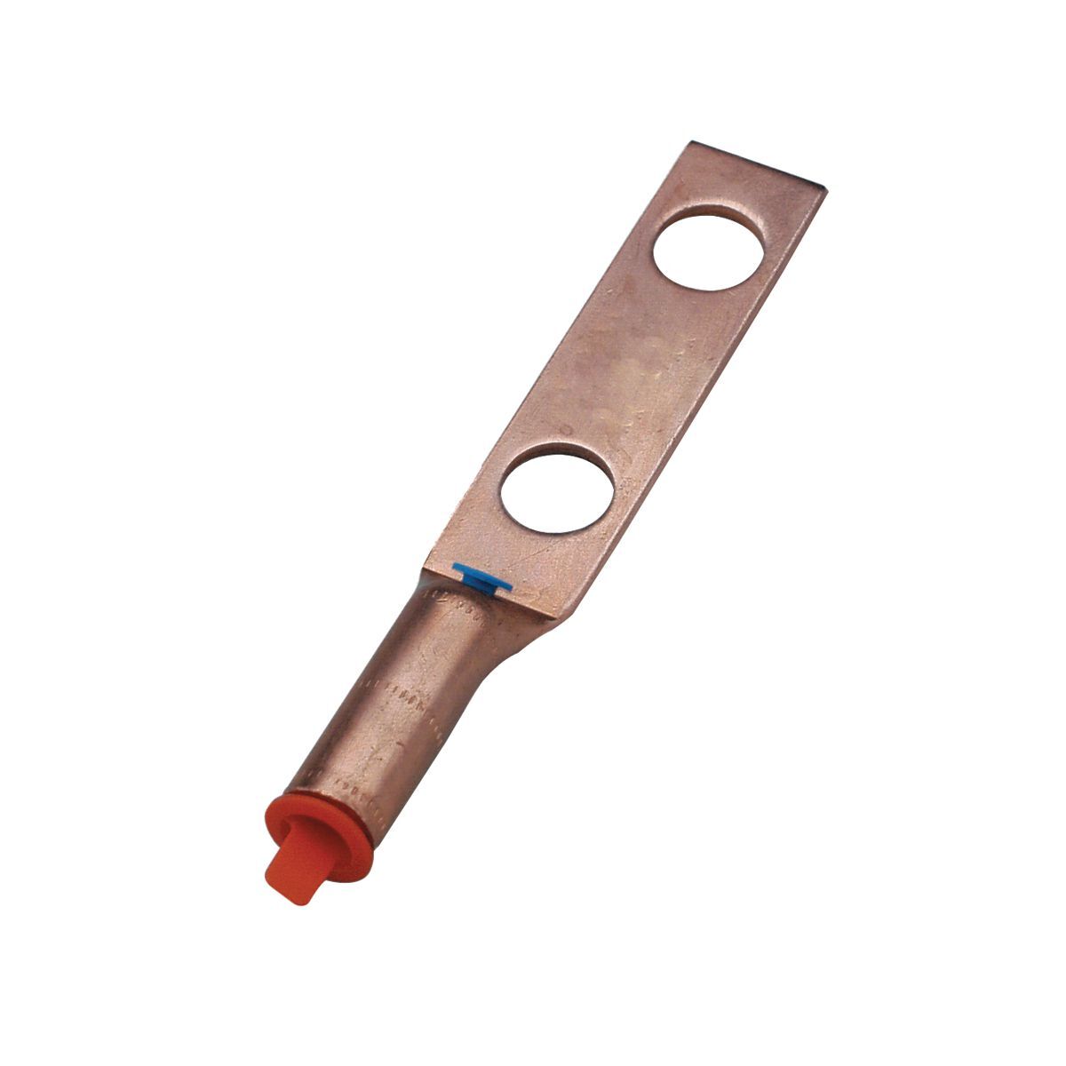 YGA292N YGA 2-Hole Grounding Irreversible Compression Terminal, 250 kcmil Stranded Copper Conductor, Die Code: 16, 1/2 in Stud, Copper