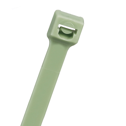 PLT3S-M109 Pan-Ty PLT Standard Cross Section Cable Tie, 11.5 in L x 0.19 in W x 0.052 in THK, Polypropylene, Green