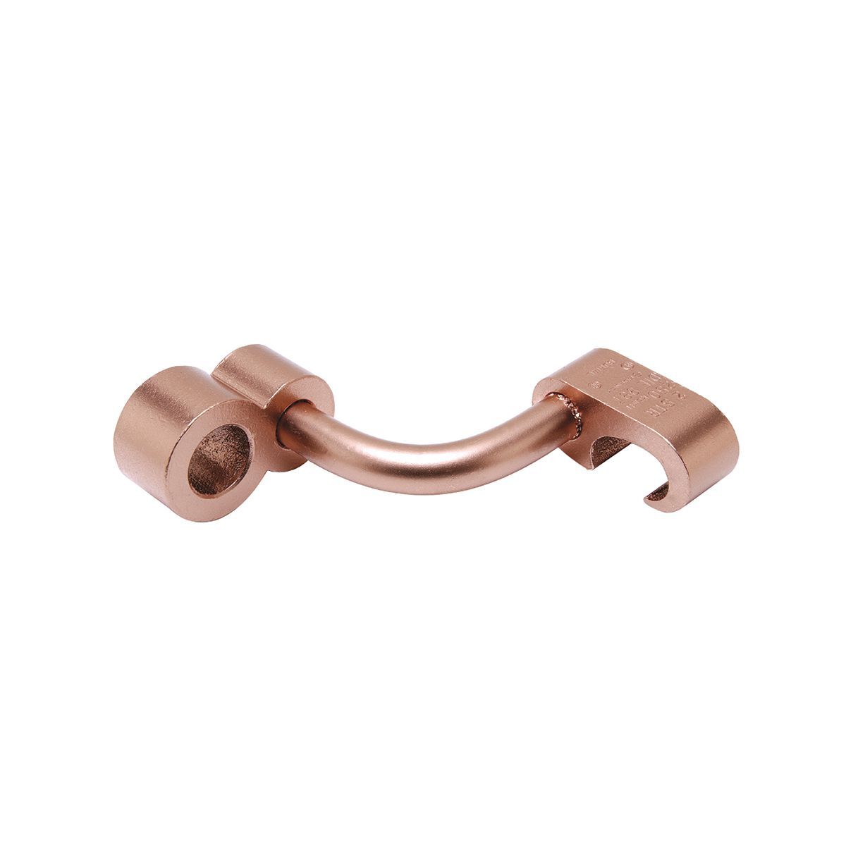 YGLR29C58 Type YGLR-C Compression Connector, 1 AWG, 2 AWG, 1/0 AWG, 2/0 AWG, 3/0 AWG, 4/0 AWG, 91.65 kcmil, 248.8 kcmil, 250 kcmil Conductor, 5/8 in Rod, Copper, Unplated