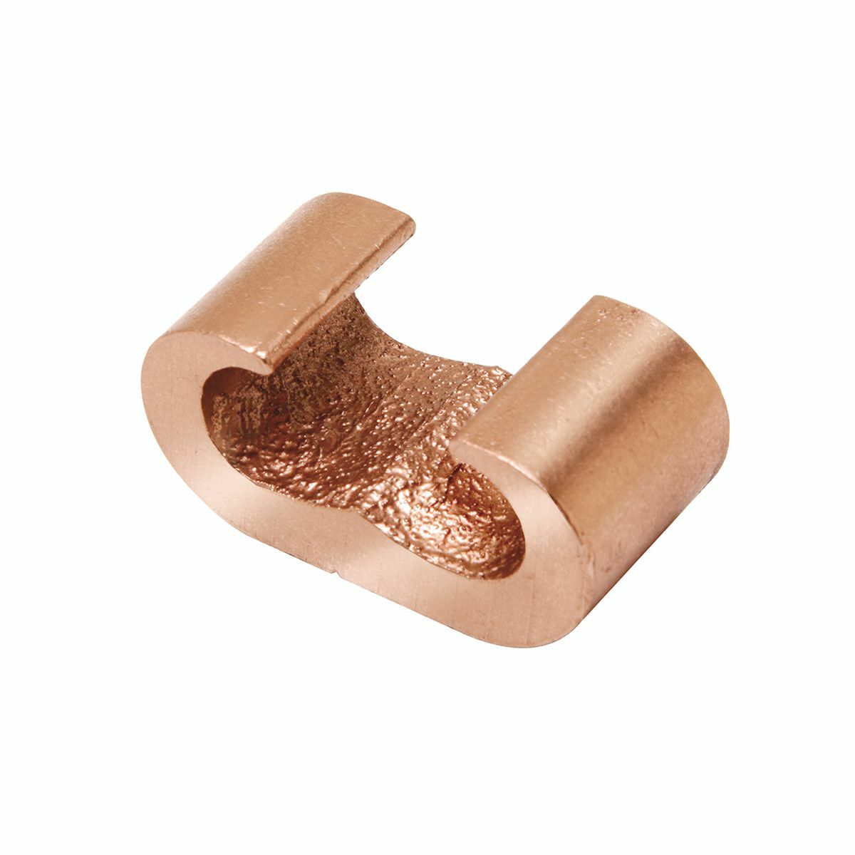 YGHC29C26 Type YGHC-C Compression Connector, C Shape, 3/0 AWG to 250 kcmil Main/Run, 6 AWG Solid to 2/0 AWG Stranded Tap, Copper