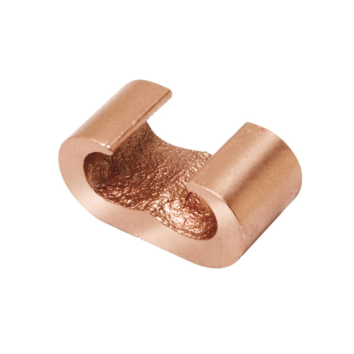 YGHC34C26 Type YGHC-C Compression C-Tap Connector, C Shape, 300 to 500 kcmil Main/Run, 6 to 2/0 AWG Tap, Copper