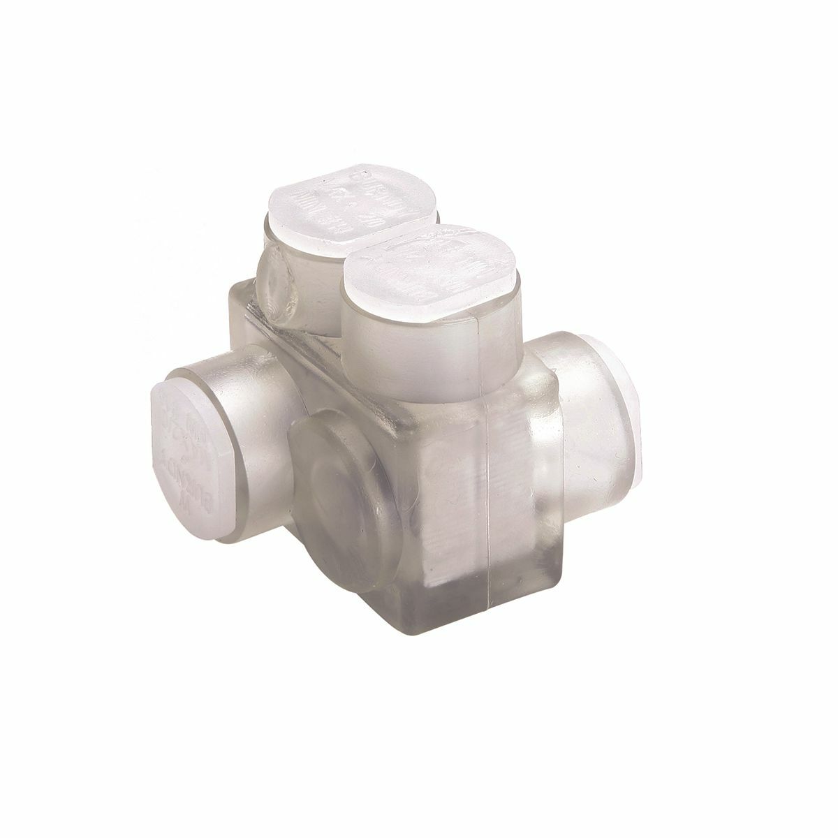 BITO600 2-Sided Entry Multi-Tap Connector, 4 AWG to 600 kcmil Conductor, Aluminum/Copper Stranded Conductor, Aluminum