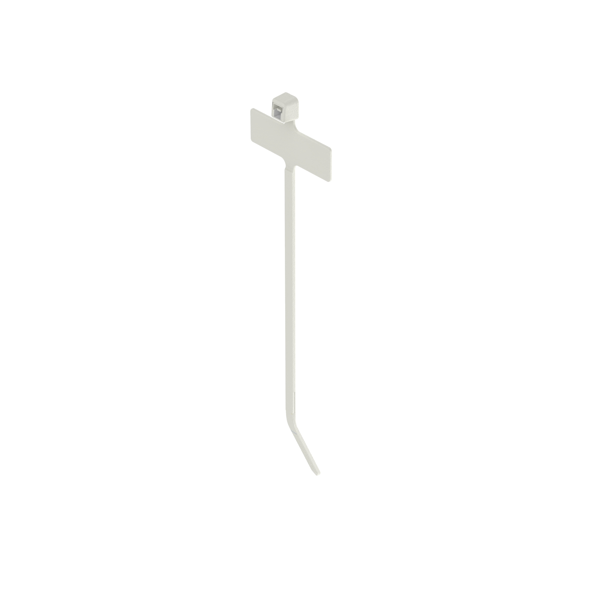 PLM1M-M Pan-Ty PLM Cross Section Miniature Wrap Marker Cable Tie, 3.9 in L x 0.1 in W x 0.04 in THK, Natural, Nylon 6.6