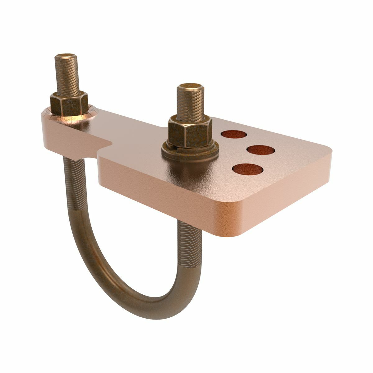 GAR3903TC GAR-TC Large Mechanical Grounding Connector, 1-1/4 to 2 in Rod, Copper