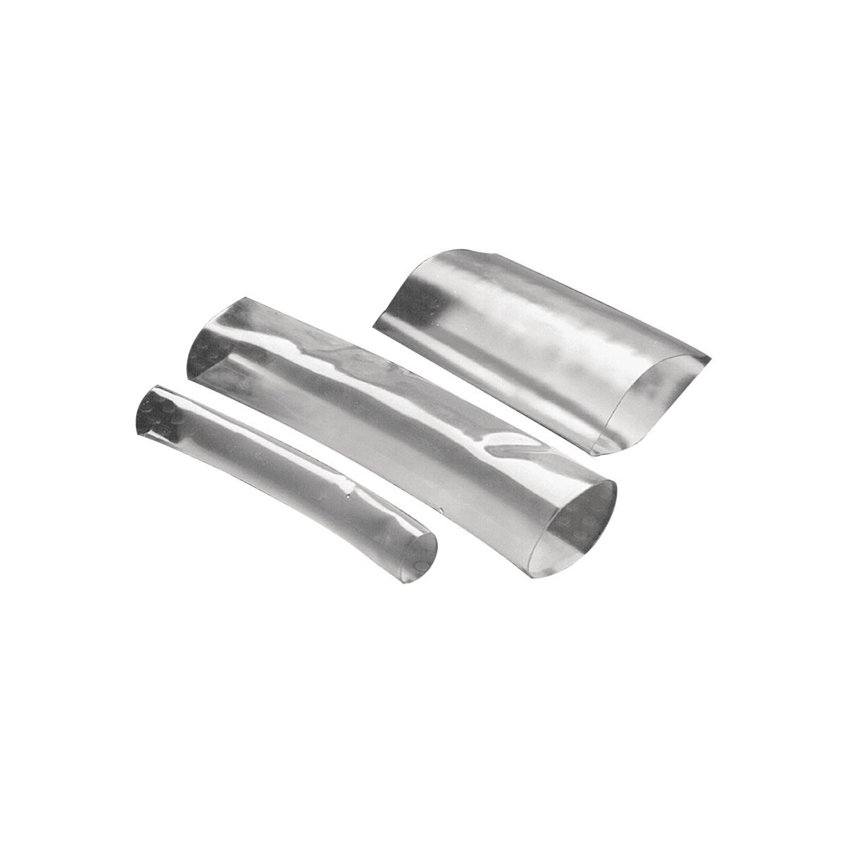 HSC12FR Type HSC-FR Fire Retardant Heat Shrink Tubing, 1/2 in ID Expanded, 1/4 in ID Recovered, 0.03 in THK Wall Recovered, 50 ft L, PVC, Clear
