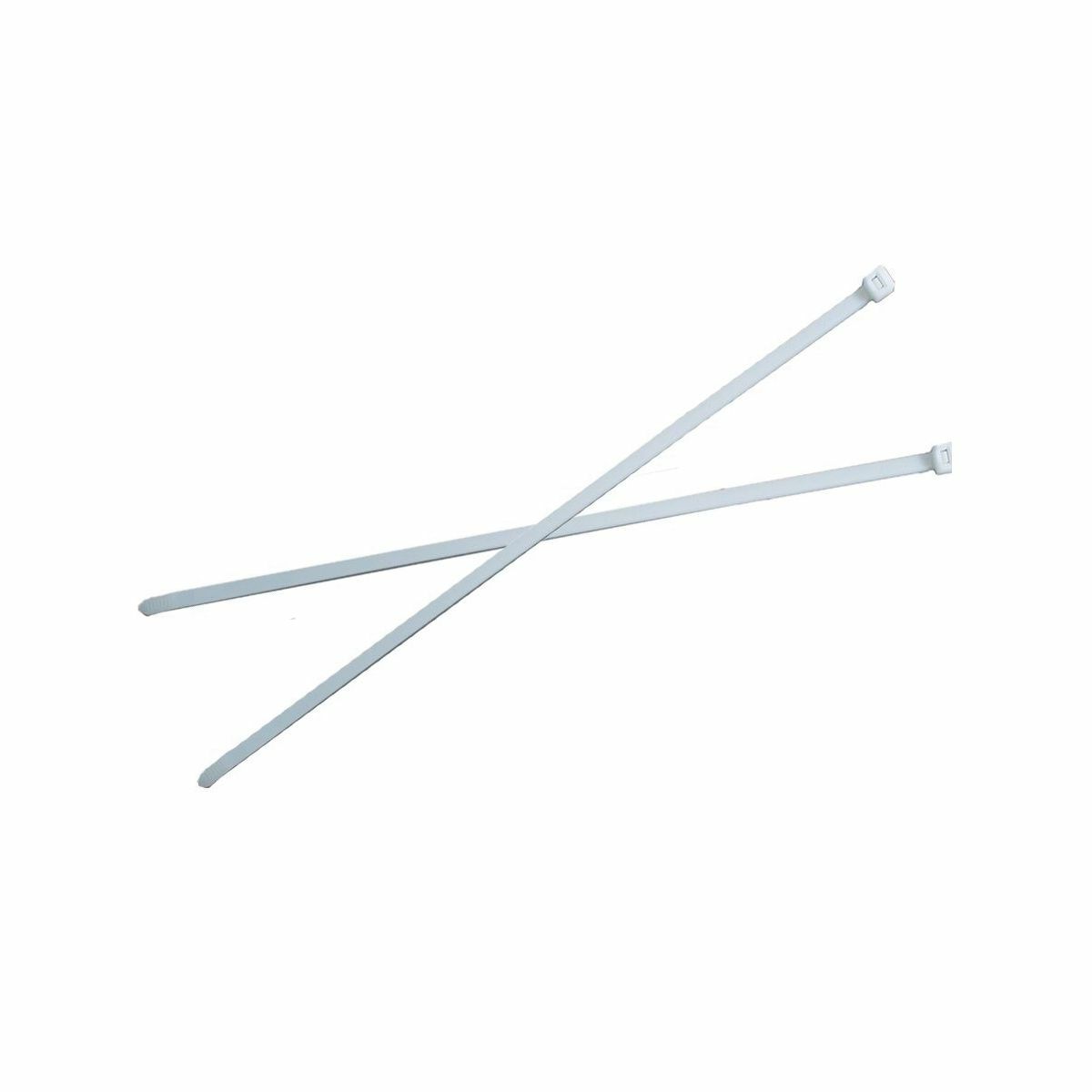 CT50400C Type CT Standard Cable Tie, 15-1/2 in L x 0.18 in W, Nylon 6.6, Natural
