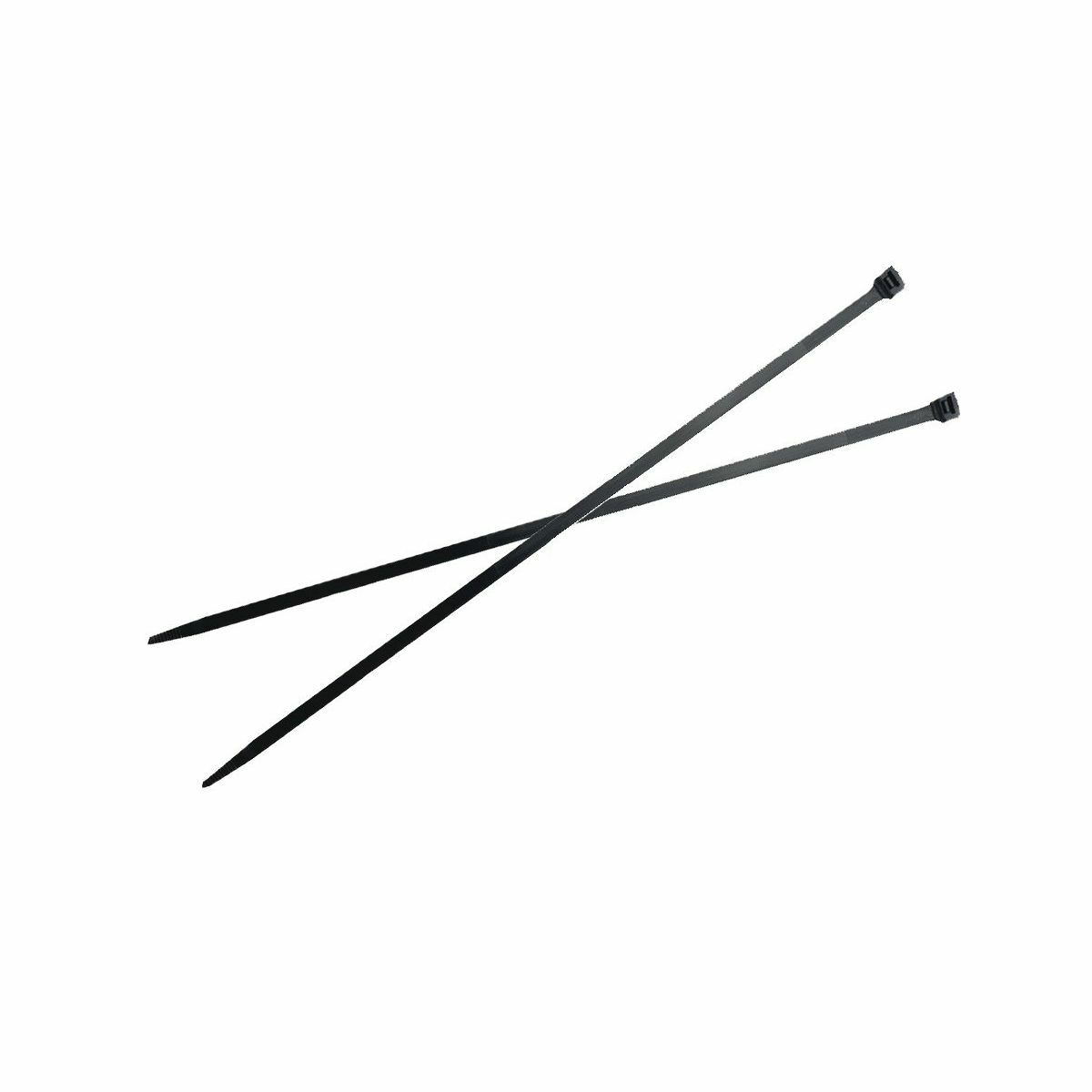 CT50175M0 Type CT Standard Cable Tie, 8 in L x 0.188 in W, Nylon 6.6, UV Black