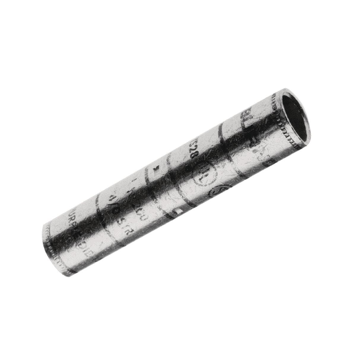 YS28 Type YS Long Barrel Compression Butt Splice, 4/0 AWG Conductor, 3.57 in L, Long Barrel, Copper, Purple